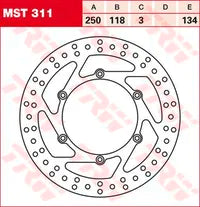 Suzuki Rmx 250 [1992-1994] - féktárcsa – 10. kép