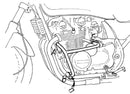 Kawasaki Zephyr 550 [1991-1999] - Motorvédő-2