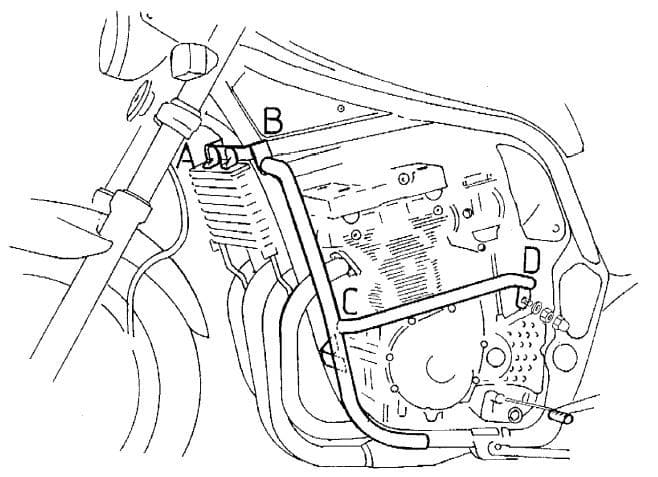 Suzuki GSF 1200 S [1996-2000] - Motorvédő