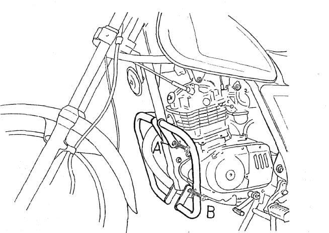 Suzuki GN 125 [1991-1996] - Motorvédő