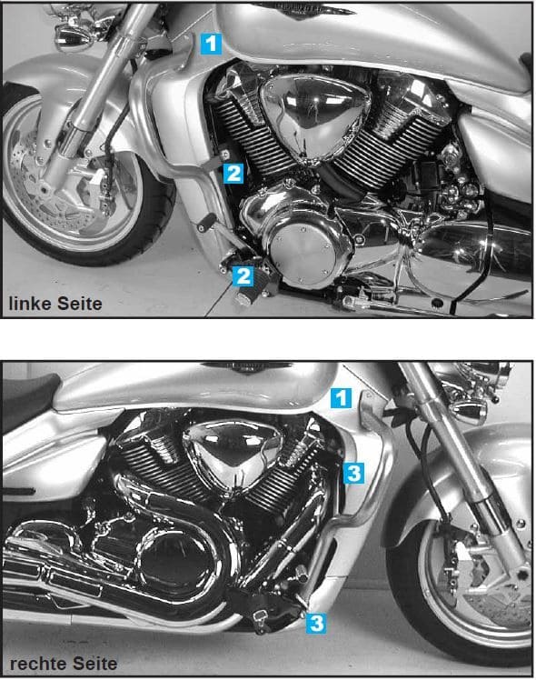Suzuki M 1800 [2006-2012] - Motorvédő