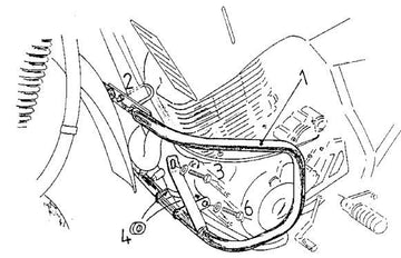 Yamaha XT 600 E [1990-1994] - Motorvédő - 0