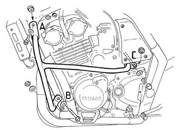Yamaha FZS 600 [1998-2004] - Motorvédő