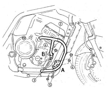 Yamaha FZS 1000 Fazer [2001-2005] - Motorvédő