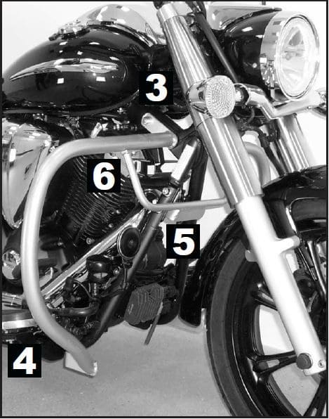 Yamaha XVS 950 A Midnight S [2009-2015] - Motorvédő
