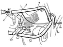 Yamaha XT 600 Ténéré [1988-1990] - Motorvédő elölnézet