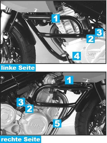 BMW F 800 S [2006-2011] - Motorvédő rúd