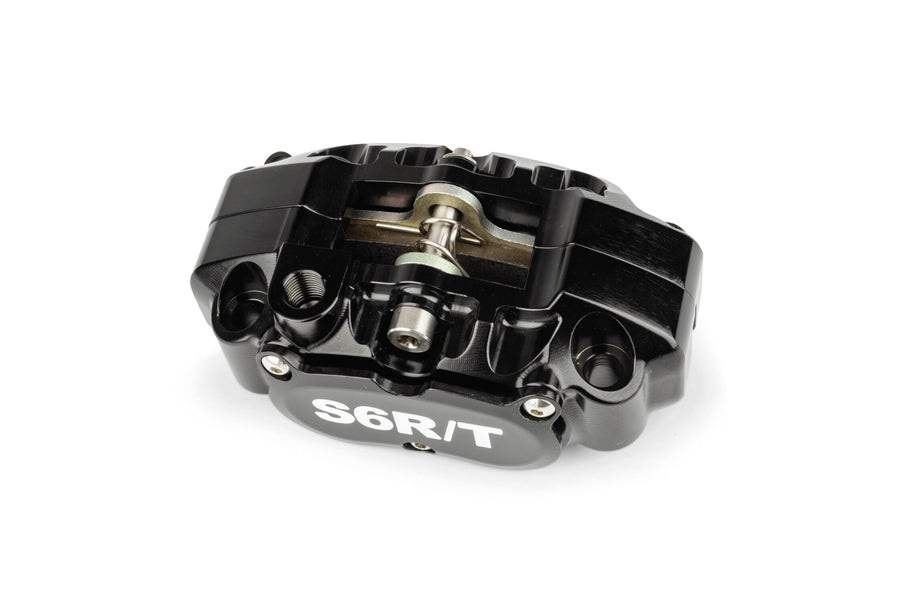 MBK Nitro 50 2T LC [2000–] - 4-Kolben Bremssattel mit Adapter Schwarz