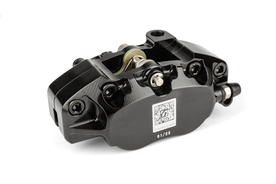 MBK Nitro 50 2T LC [2000–] - 4-Kolben Bremssattel mit Adapter Schwarz