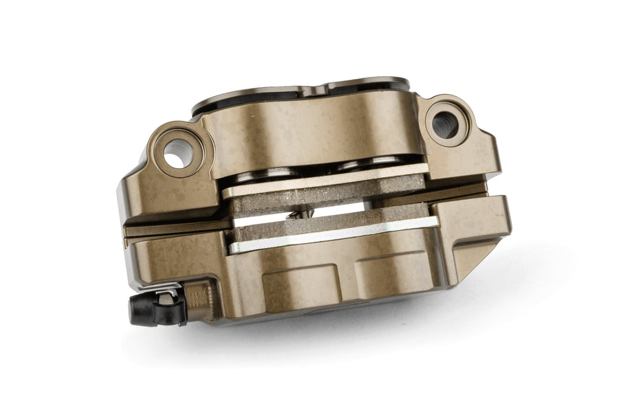 MBK Nitro 50 2T LC CAT [2004–] - 4-Kolben-Bremssattel mit Adapter eloxiert