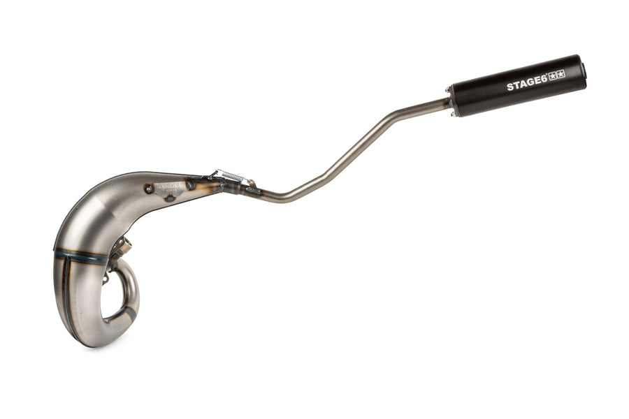 Beta RR Enduro 50 2T - Auspuff Streetrace High Mount links schwarz