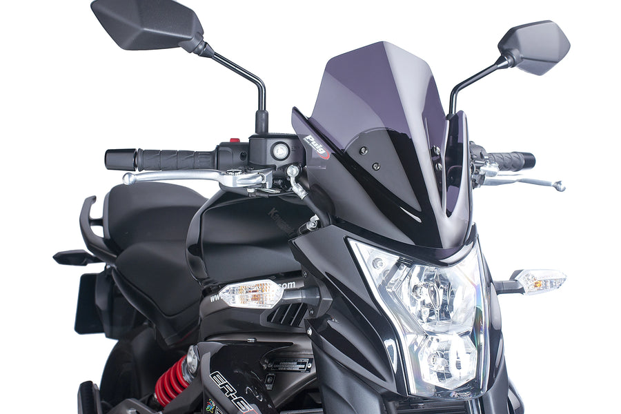KAWASAKI ER-6N [2016] - Új generációs sportszélvédő | Erősen tónusú | PUIG 5997F