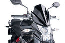 KAWASAKI ER-6N [2016] - Új generációs sportszélvédő | Fekete | PUIG 5997N