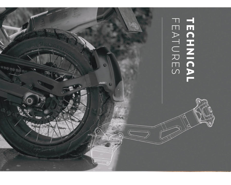 BMW F 750 GS [2024] – Egylengőkaros sárvédő – Matt fekete