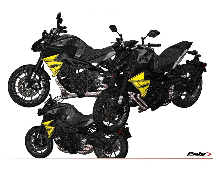 YAMAHA MT-09 SP [2020] – Radiátor sapka – matt fekete