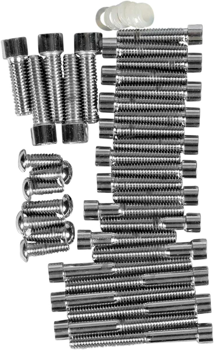 harley davidson fxsts [DRAG SPECIALTIES] - Vezérműtengely/elsődleges/sebességváltó burkolat csavarkészlet