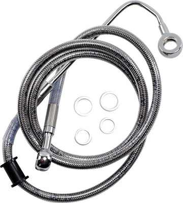 harley davidson flstc [DRAG SPECIALTIES] – Meghosszabbított rozsdamentes acél fékvezeték - 0