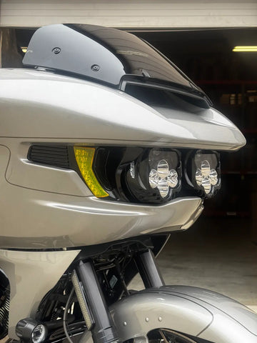 harley-davidson road glide st [CUSTOM DYNAMICS] – Shark Demon® integrált első irányjelző szellőzőnyílások - 0