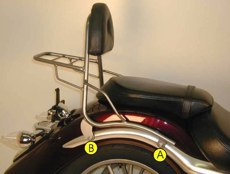 Yamaha XV 1900 Midnight Sta [2006-2016] - Sissybar csomagtartó nélkül