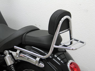 Triumph Rocket III Roadster [2010-2017] - Cső alakú sissy rúd párnával és csomagtartóval