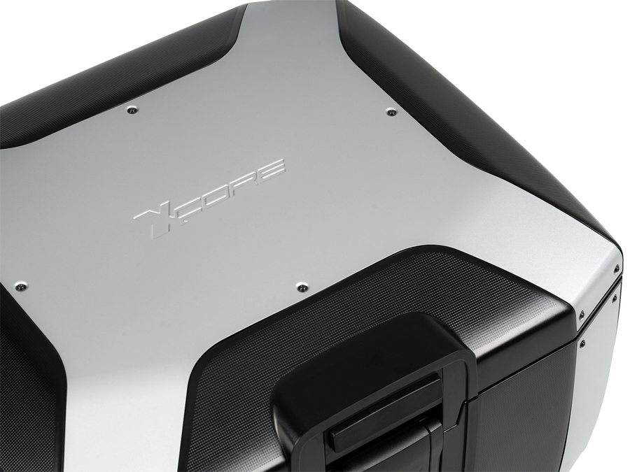 Kawasaki Z 650 [2017-2026] - Smartrack-Set mit Xcore Topcase silber/schwarz