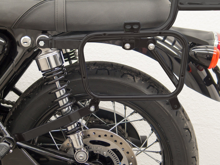 Triumph Bonneville T 100 [2017] - Oldalsó tartó Givi/Kappa (Monokey) tokokhoz, fekete
