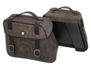 Motoros táska [Hepco & Becker] - bőrtáska készlet Rugged Cutout 19 L incl. gyorskioldó - barna - kivágás
