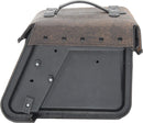 Motoros táska [Hepco & Becker] - bőrtáska készlet Rugged Cutout 19 L incl. gyorskioldó - barna - kivágás
