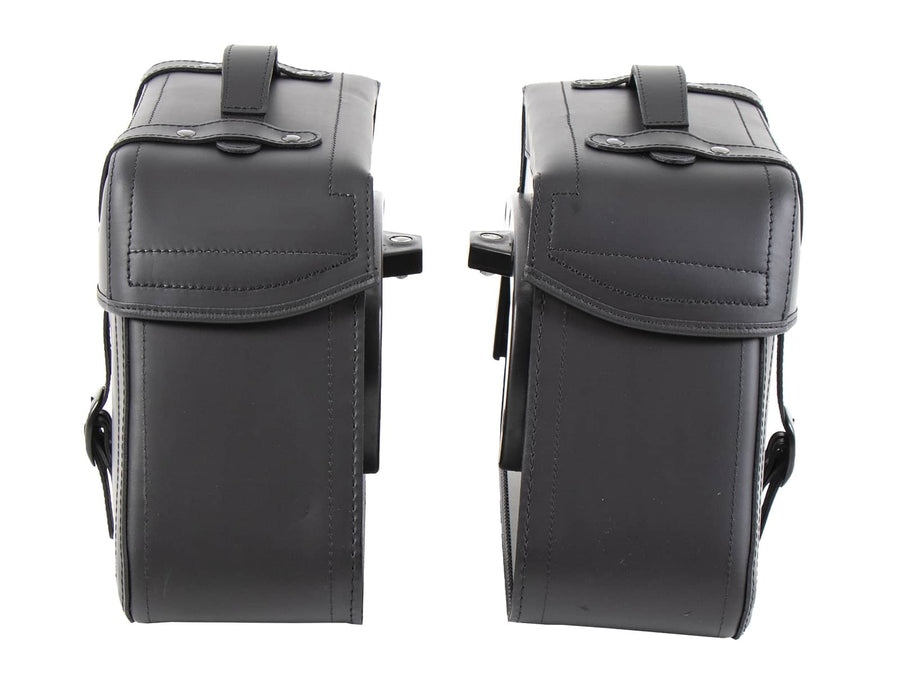 Motoros táska [Hepco & Becker] - bőrtáska készlet Rugged 21 L - fekete - C-Bow