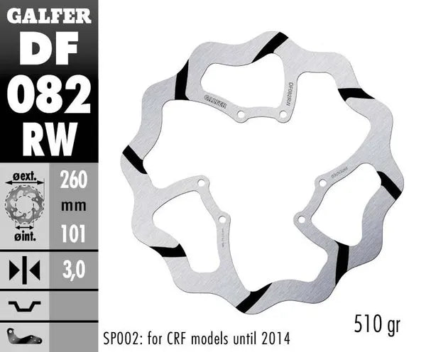 Red Moto CRF 450 RX Enduro Special [2020] - Oversize Wave® Bremsscheibe – Bild 4