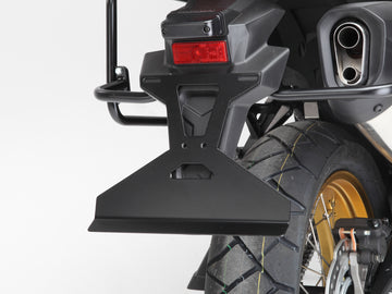 Honda CRF 1000 L Africa Twin (DCT is) (SD04) 2015-2016 és (SD06) 2017-2019 [2015-2016] - Fröccsenésvédő a felső házhoz, fekete rozsdamentes acél