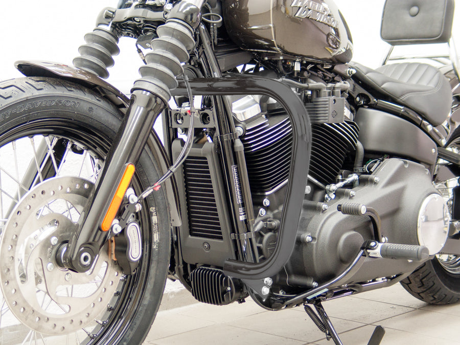 Harley Davidson Softail (Milwaukee-Eight 107/114) [2018] - Guard, nagy változat 38 mm-es csőből, kúpos forma, fekete