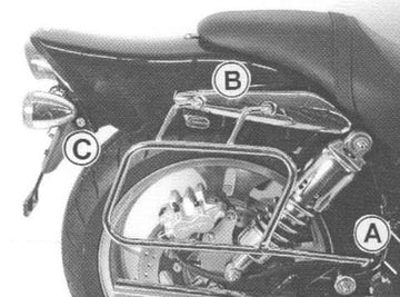 Suzuki VZ 1600 Marauder [2004-2005] - táskatartó
