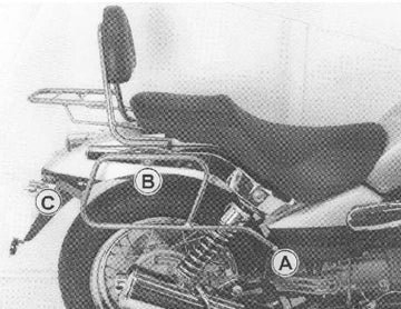 Moto Guzzi Nev Clas V 750 ie [2004-2011] - táskatartó