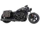 Indian Sport Scout [2025-2026] - Szett: Bőr táskatartó fekete kivágással. Masszív bőrtáskák barna