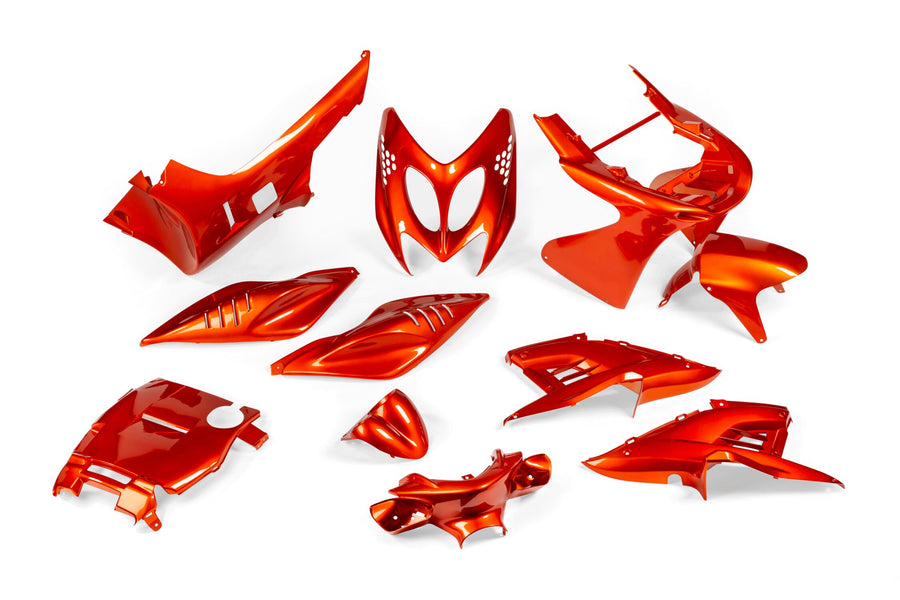 Yamaha Aerox 50 2T LC CAT [2004–] - Verkleidungskit 11 Teile orange