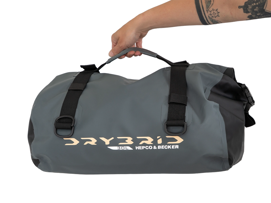 Motoros táska [Hepco & Becker] - Drybrid Bag 30L motoros csomagtekercs vízálló - pánt rögzítés