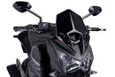 KAWASAKI Z 800 E [2016] - PUIG új generációs sport szélvédő | Fekete | PUIG 6401N