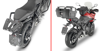 Triumph Tiger Sport 660 [GIVI] - Topcase Träger für MONOKEY® oder MONOLOCK® Koffer zu montieren mit der MONOKEY® Platte