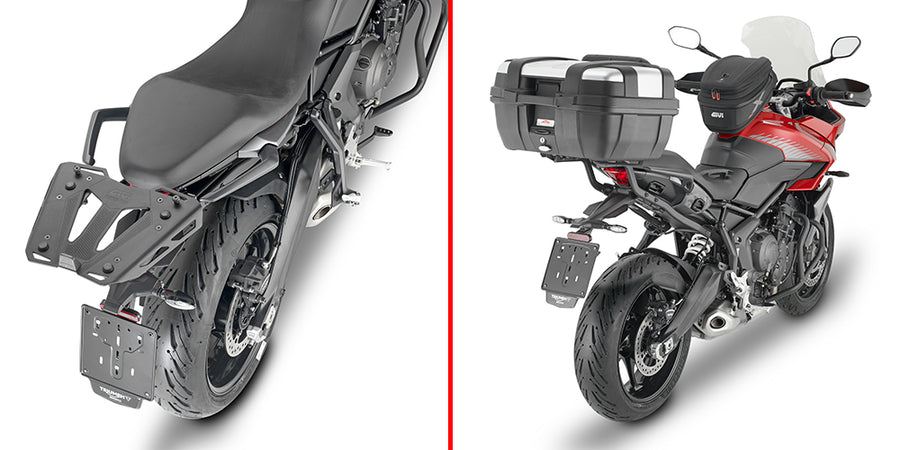 Triumph Tiger Sport 660 [GIVI] - Felső toktartó MONOKEY® vagy MONOLOCK® tokokhoz, a MONOKEY® lemezre szerelhető