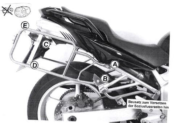 Yamaha FZ 6 [2004-2006] - táskatartó - 0