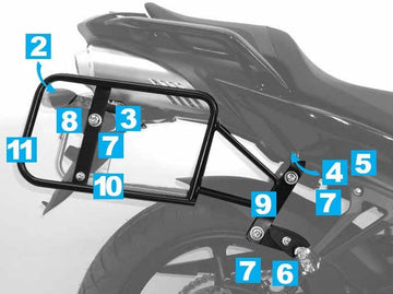 Yamaha FZ 6 Fazer S2 [2007-2010] – Pannier Rack Lock-it
