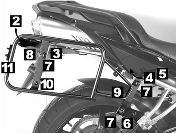 Yamaha FZ 6 [2007-2009] – Lock-it táskatartó