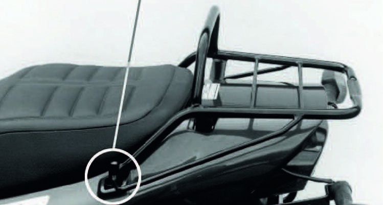 Yamaha XJ 600 S [1996-2003] - csomagtartó