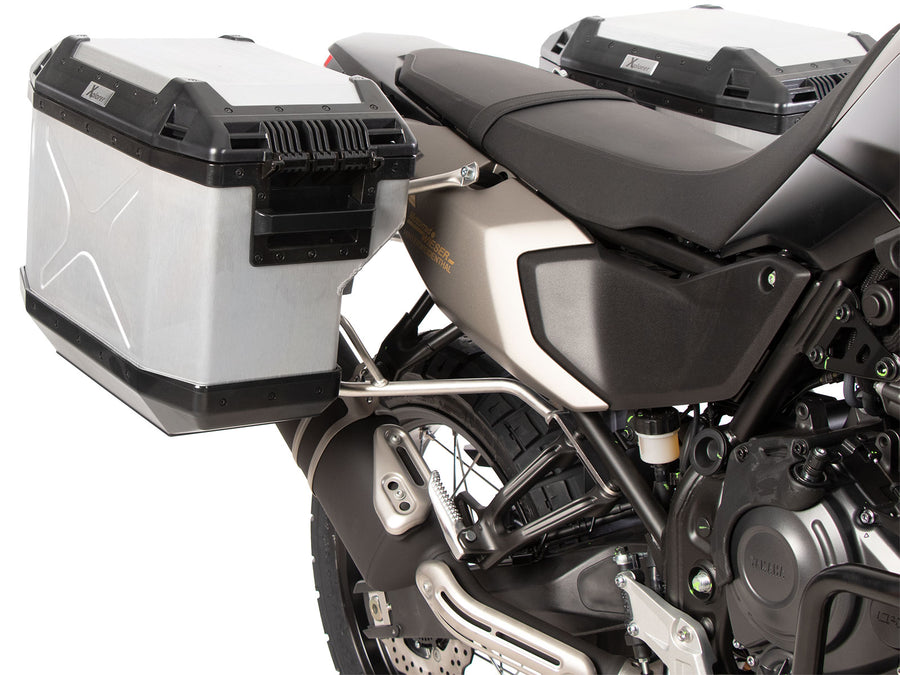 Yamaha Ténéré 700 Rally [2025-2026] - táskatartó készlet kivágás rozsdamentes acél / ezüst