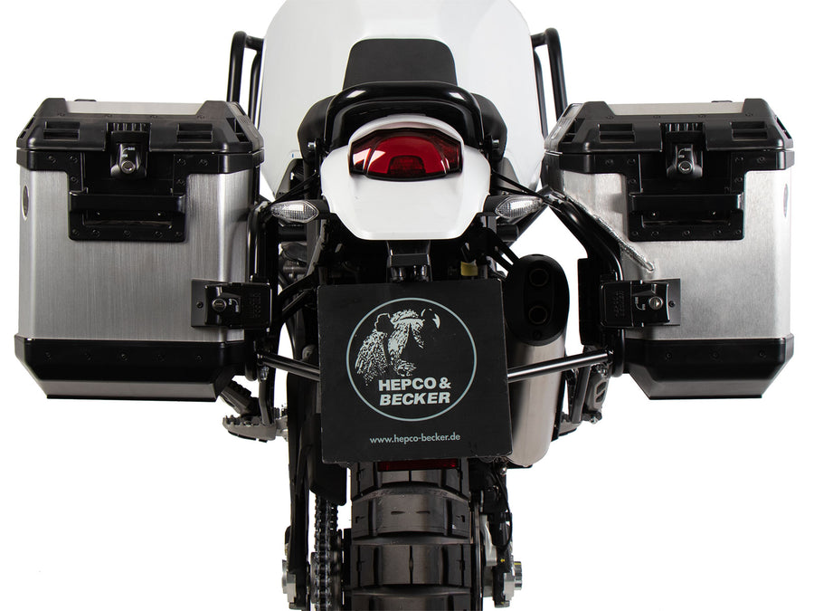 Ducati DesertX [2022-2026] - táskatartó készlet Cutout black incl. Xplorer Cutout ezüst táska készlet