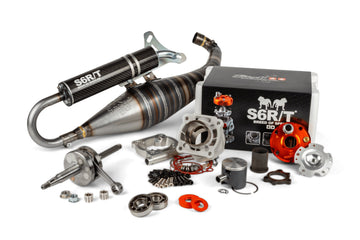 Aprilia SR Netscaper 50 2T LC - tuning készlet R/T 95ccm főtengely kipufogó