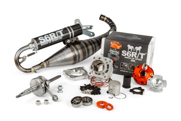 Aprilia SR Netscaper 50 2T LC - tuning készlet R/T 70cc hengeres kipufogó