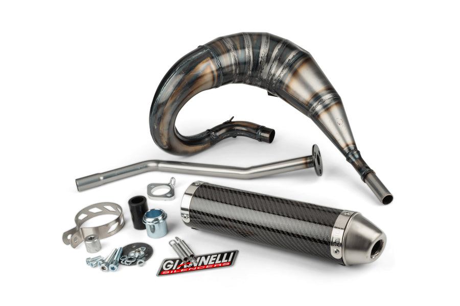 Aprilia RX Factory 50 2T - Auspuff mit Carbon ESD