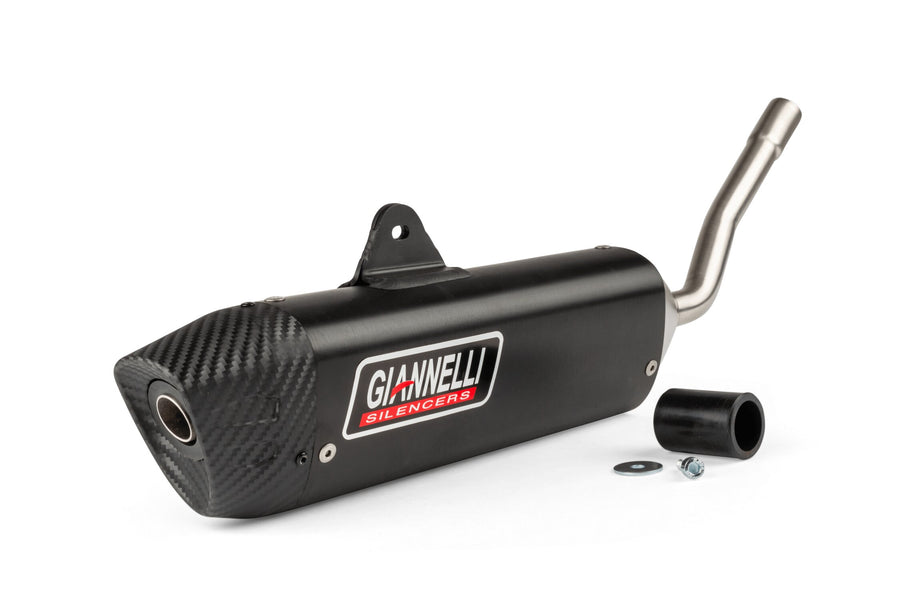 Beta RR Enduro 50 2T - Auspuff mit schwarzem ESD Enduro